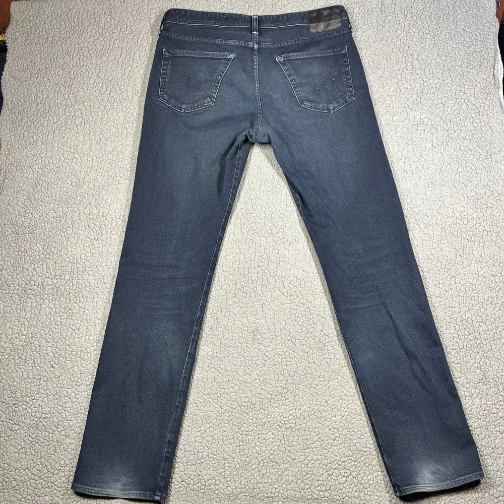AG Adriano Goldschmied The Graduate Tailored Leg Jeans Dark Wash Mens 34x34 - Picture 3 of 9